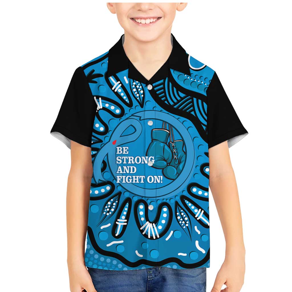 Australia Diabetes Awareness Month Family Matching Mermaid Dress and Hawaiian Shirt Be Strong And Fight On Aboriginal Art
