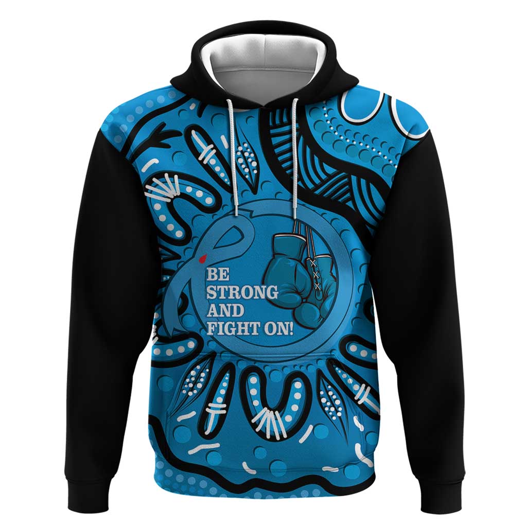 Australia Diabetes Awareness Month Hoodie Be Strong And Fight On Aboriginal Art - Vibe Hoodie Shop
