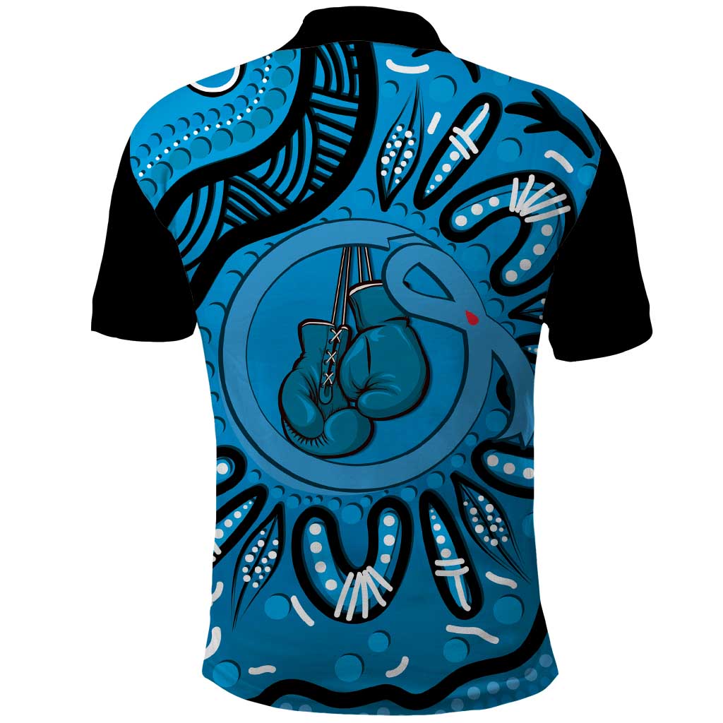 Australia Diabetes Awareness Month Polo Shirt Be Strong And Fight On Aboriginal Art - Vibe Hoodie Shop