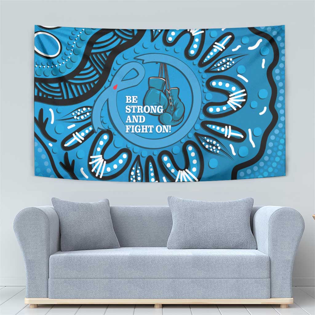 Australia Diabetes Awareness Month Tapestry Be Strong And Fight On Aboriginal Art - Vibe Hoodie Shop