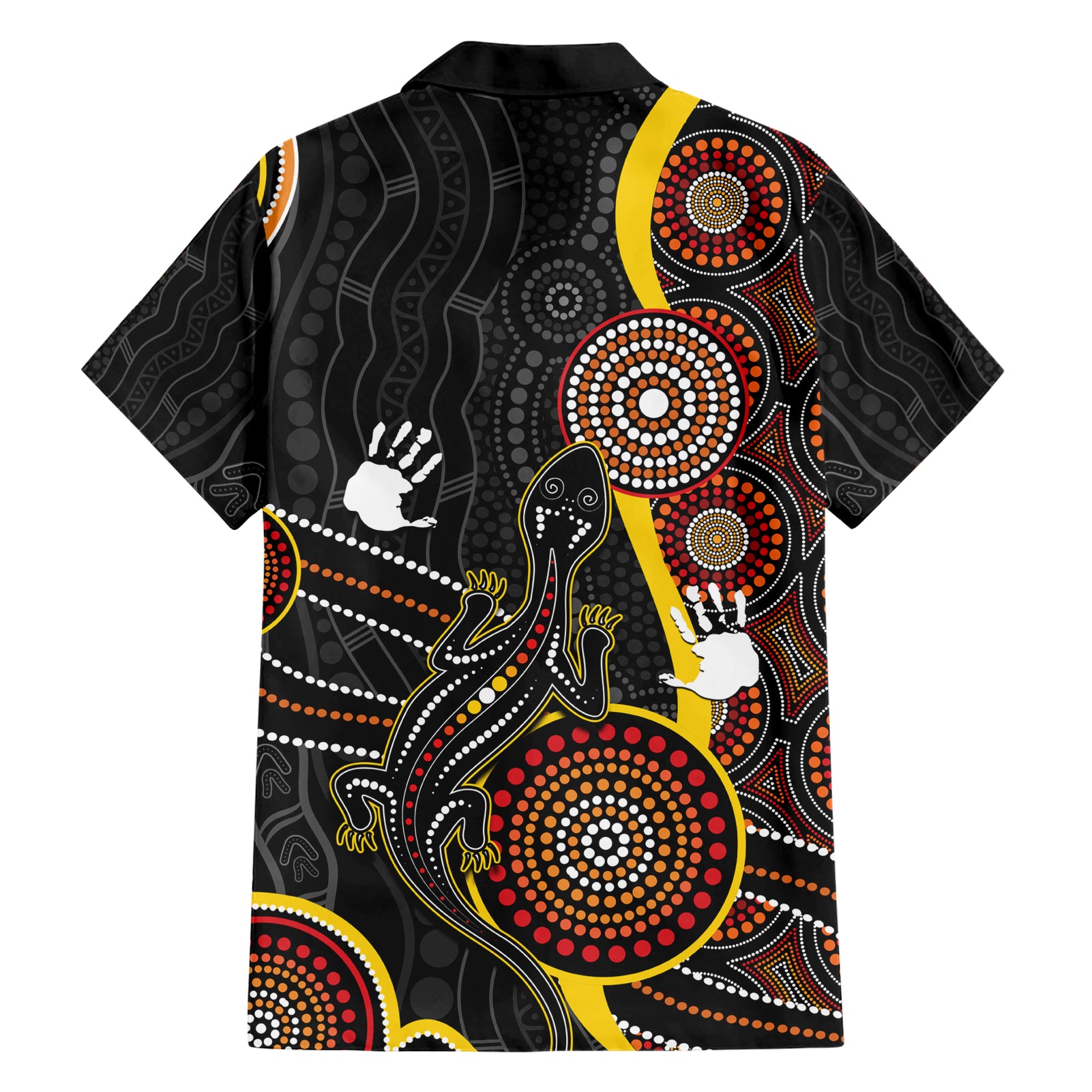 PALYKU Australia Lizard Aboriginal Art Hawaiian Shirt - Vibe Hoodie Shop