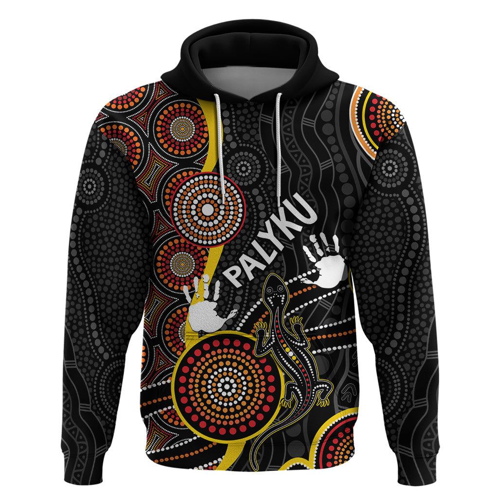 PALYKU Australia Lizard Aboriginal Art Hoodie - Vibe Hoodie Shop
