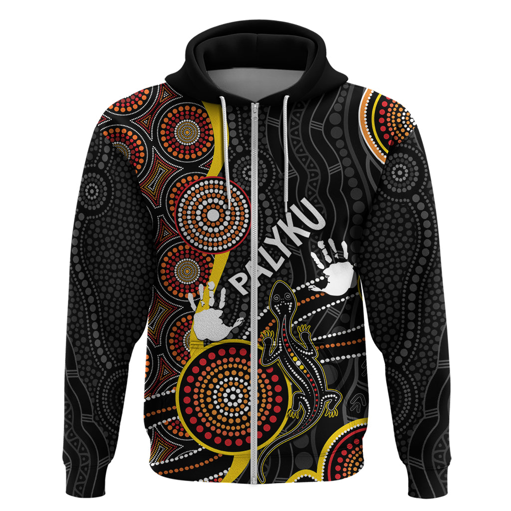 PALYKU Australia Lizard Aboriginal Art Hoodie - Vibe Hoodie Shop