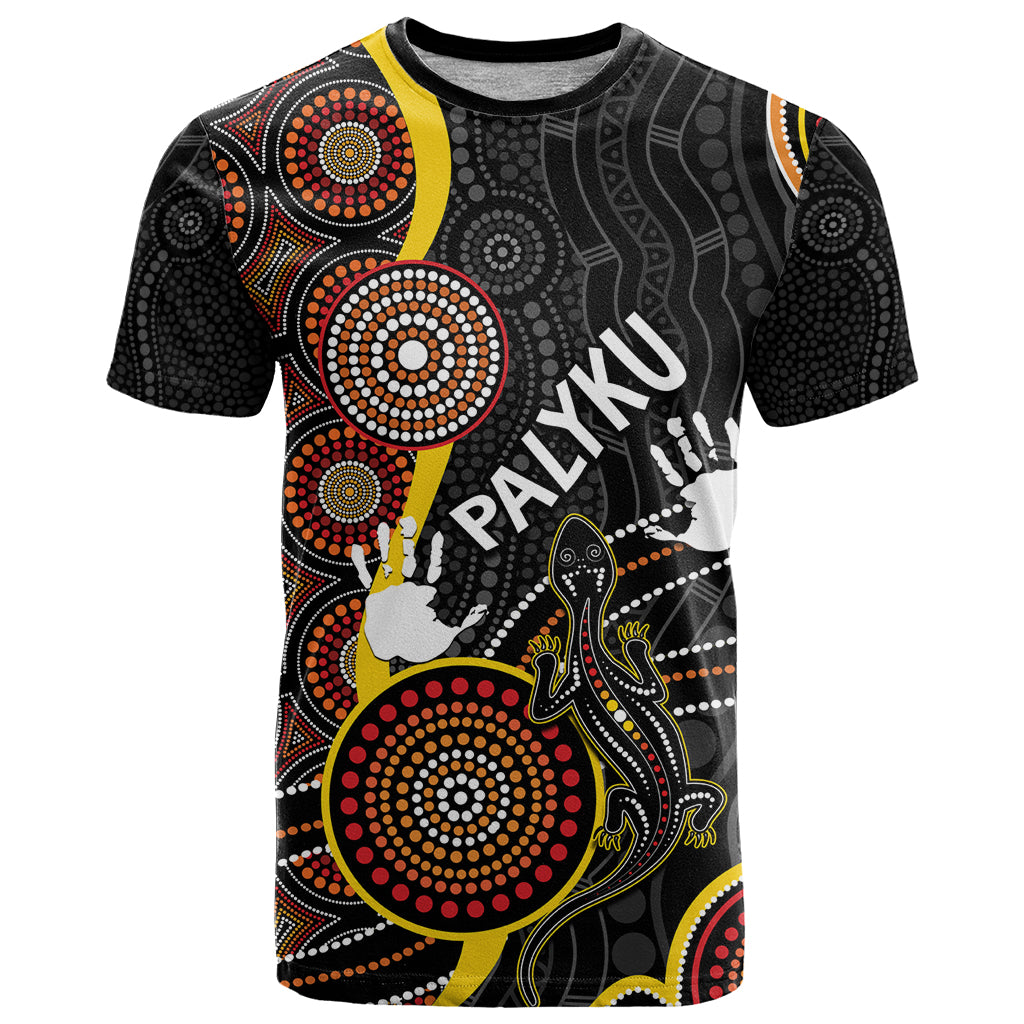 PALYKU Australia Lizard Aboriginal Art T Shirt - Vibe Hoodie Shop