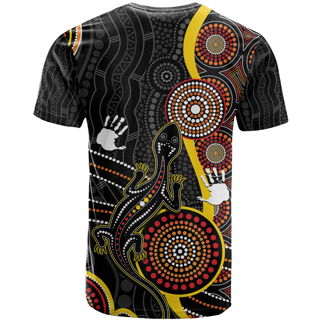 PALYKU Australia Lizard Aboriginal Art T Shirt - Vibe Hoodie Shop