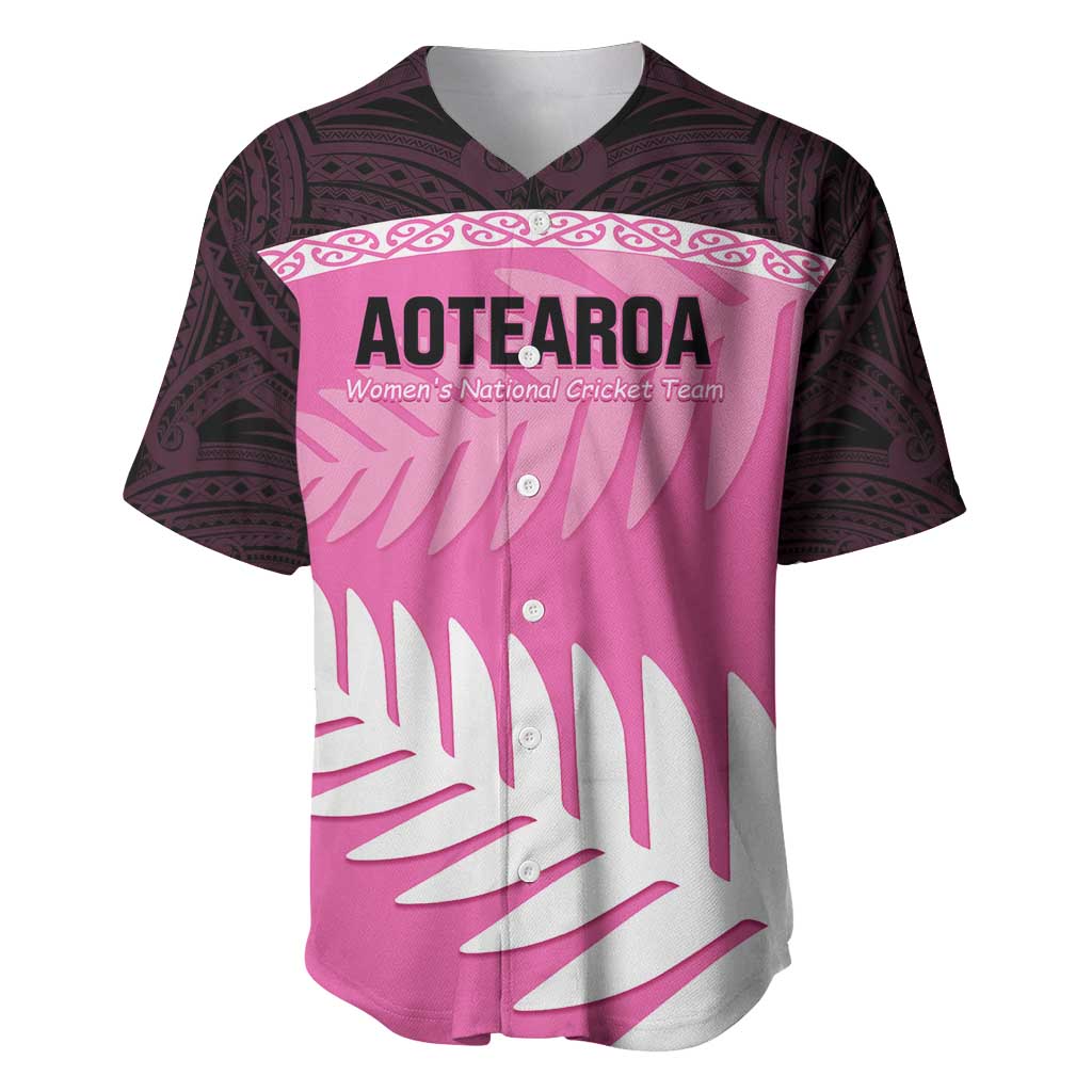 Custom New Zealand Aotearoa Cricket Baseball Jersey Go White Silver Fern - Vibe Hoodie Shop