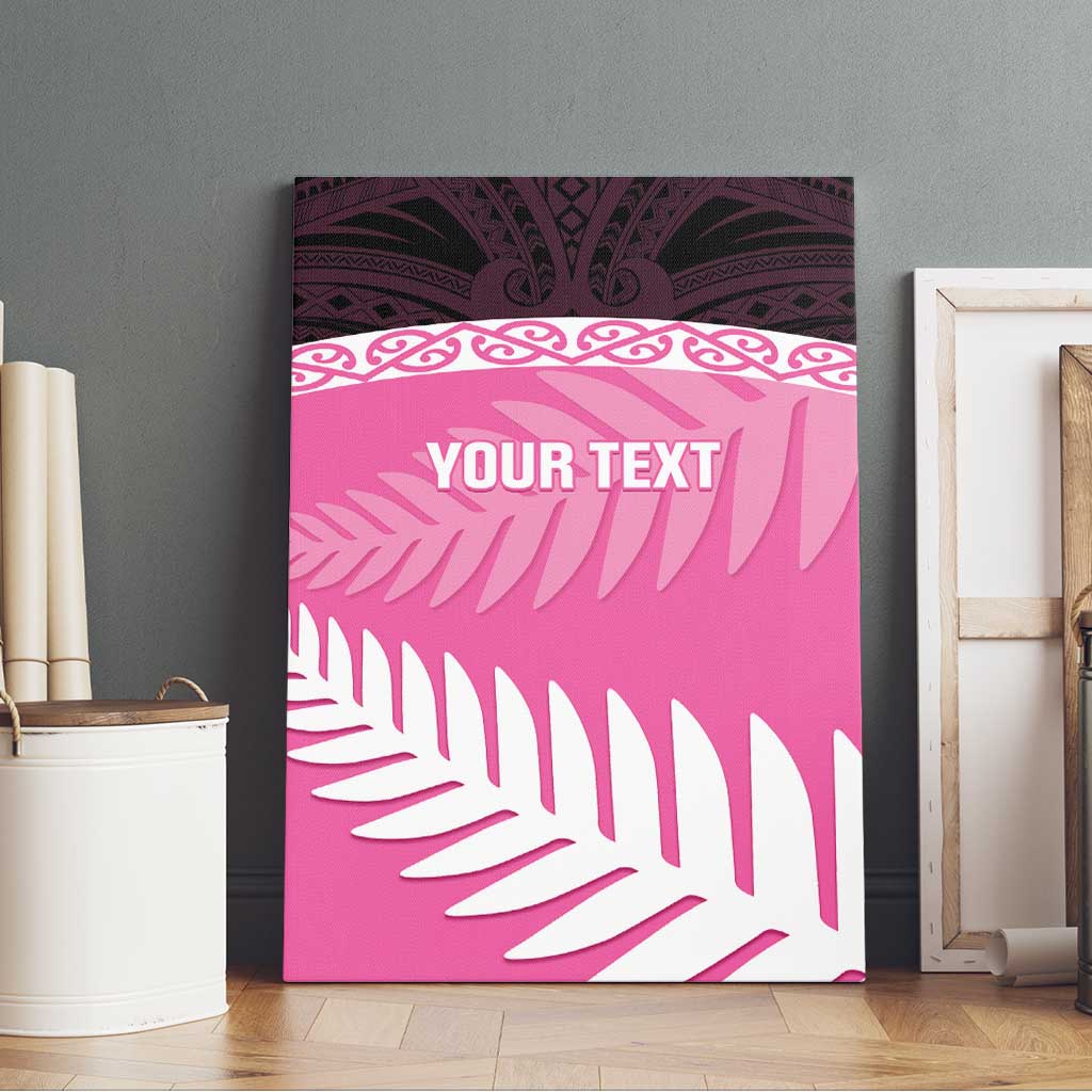 Custom New Zealand Aotearoa Cricket Canvas Wall Art Go White Silver Fern