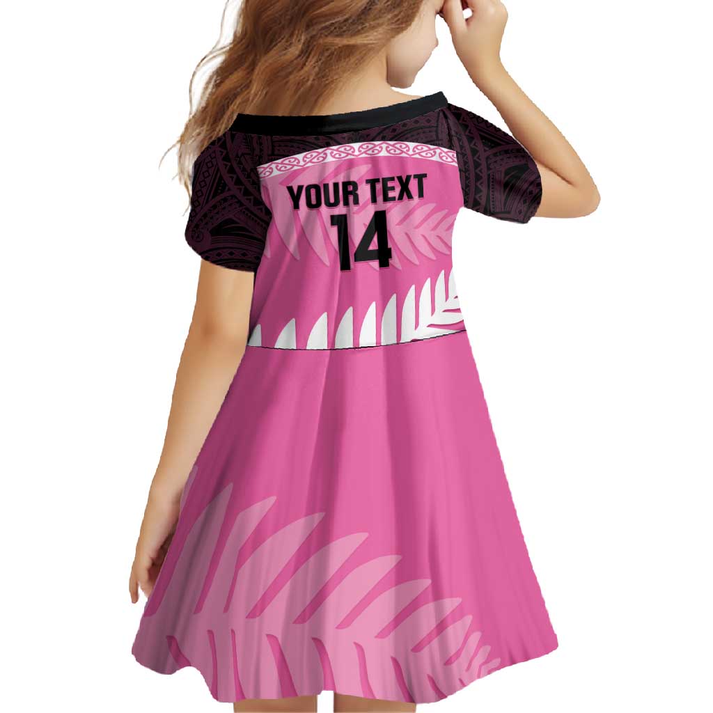 Custom New Zealand Aotearoa Cricket Family Matching Short Sleeve Bodycon Dress and Hawaiian Shirt Go White Silver Fern