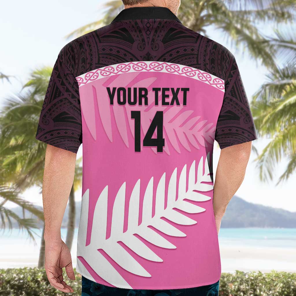 Custom New Zealand Aotearoa Cricket Hawaiian Shirt Go White Silver Fern - Vibe Hoodie Shop