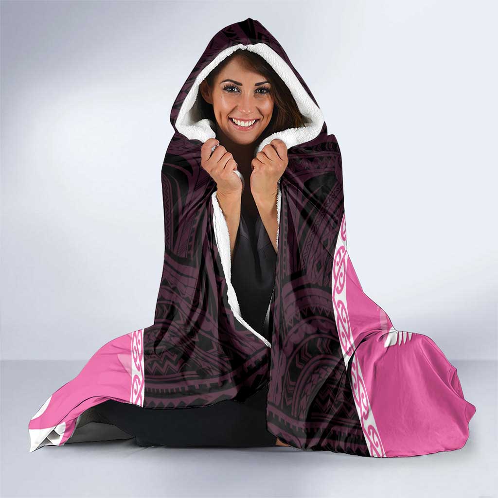 Custom New Zealand Aotearoa Cricket Hooded Blanket Go White Silver Fern