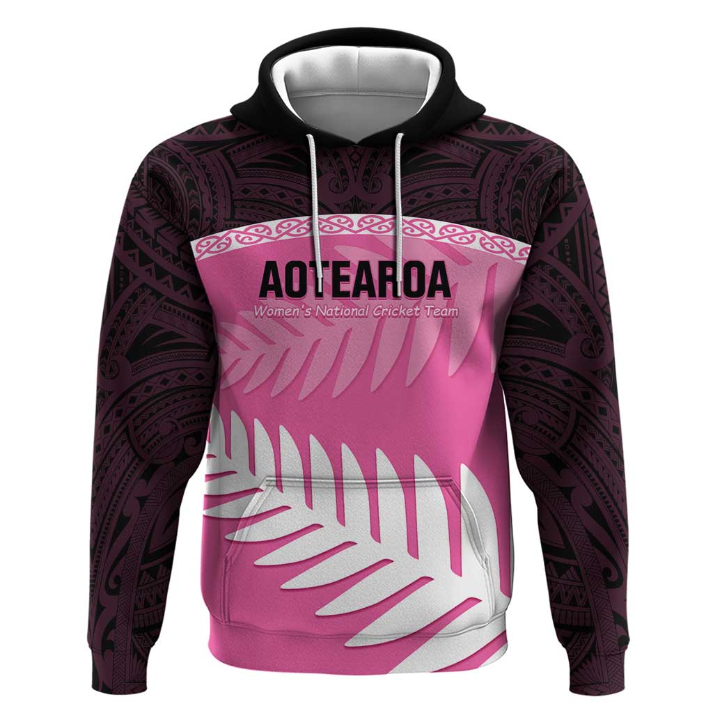 Custom New Zealand Aotearoa Cricket Hoodie Go White Silver Fern - Vibe Hoodie Shop