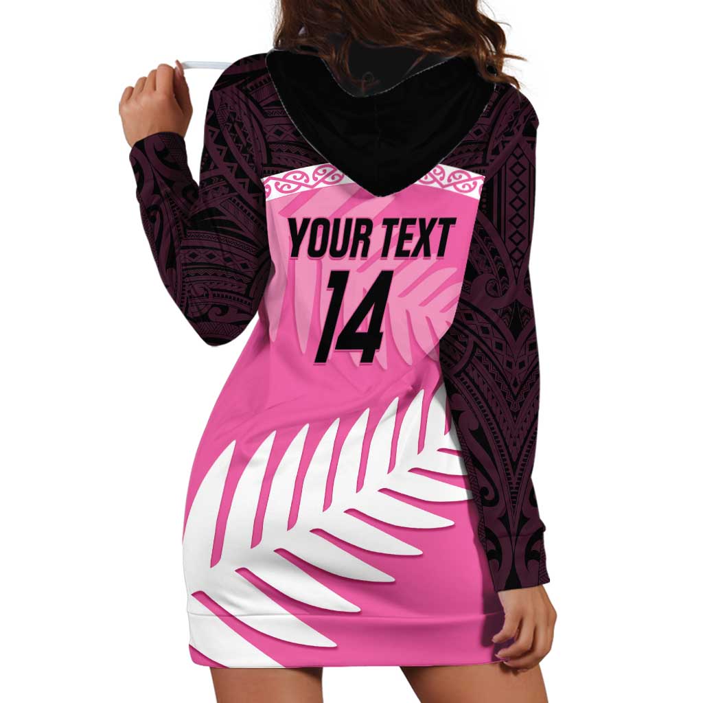 Custom New Zealand Aotearoa Cricket Hoodie Dress Go White Silver Fern - Vibe Hoodie Shop