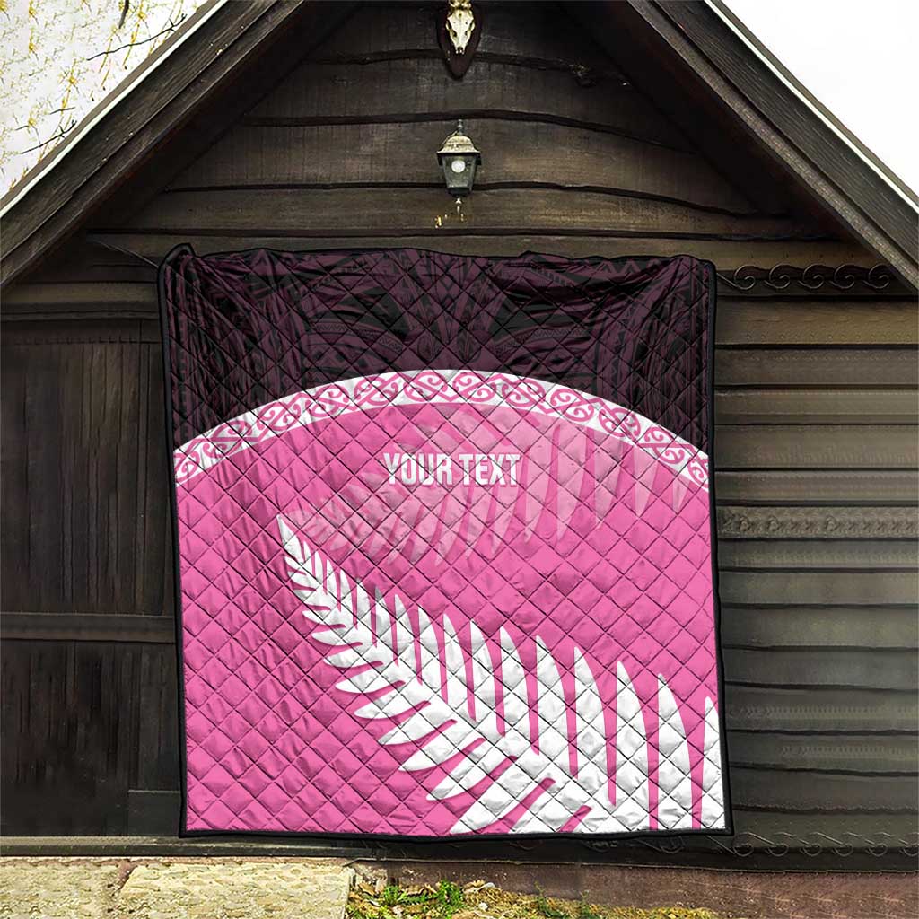 Custom New Zealand Aotearoa Cricket Quilt Go White Silver Fern - Vibe Hoodie Shop