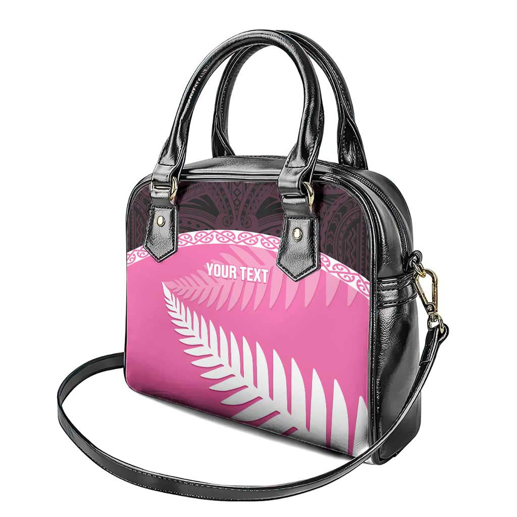 Custom New Zealand Aotearoa Cricket Shoulder Handbag Go White Silver Fern - Vibe Hoodie Shop