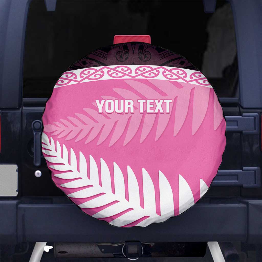 Custom New Zealand Aotearoa Cricket Spare Tire Cover Go White Silver Fern - Vibe Hoodie Shop