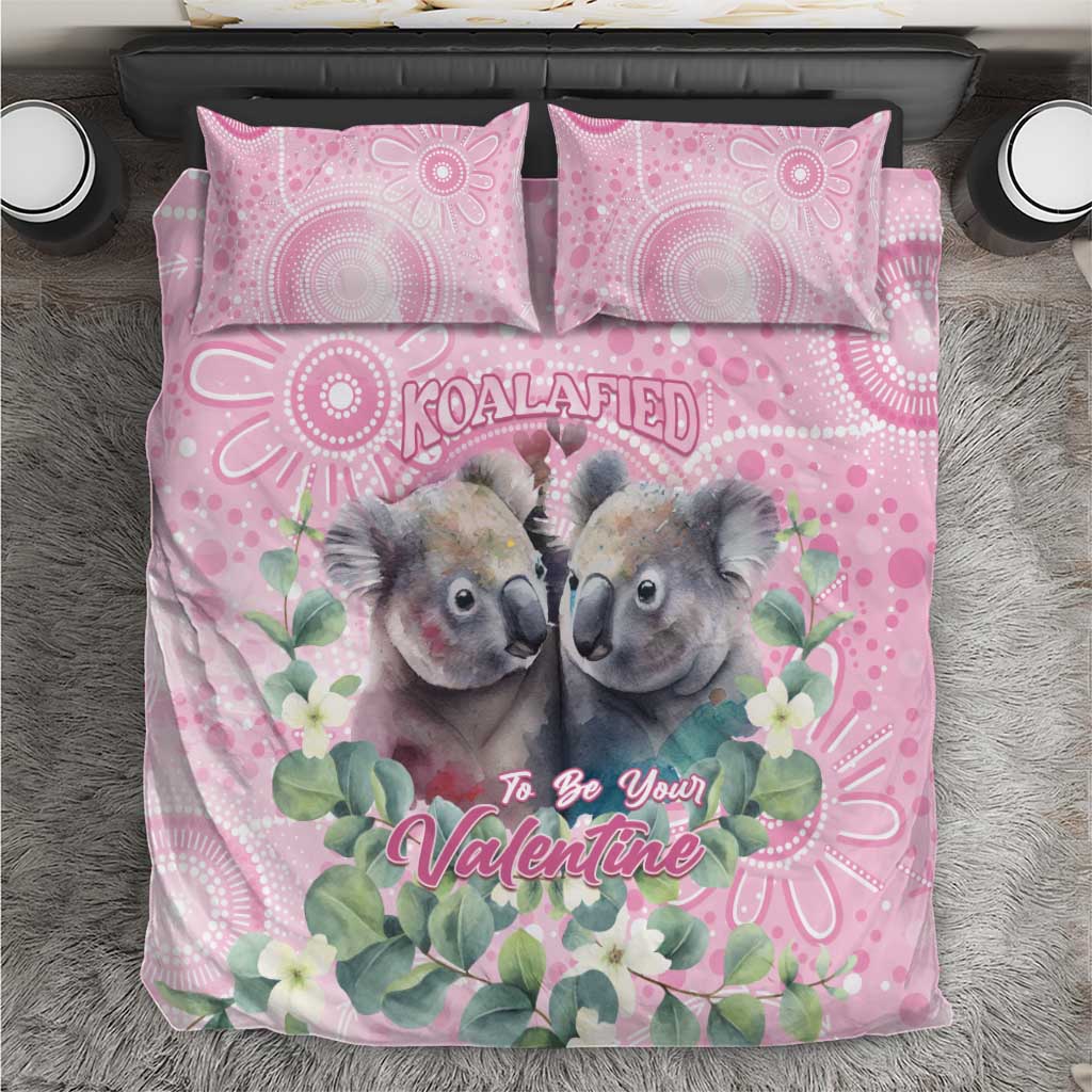 Australia Koala Valentine's Day Bedding Set Koalified To Be Your Valentine - Vibe Hoodie Shop