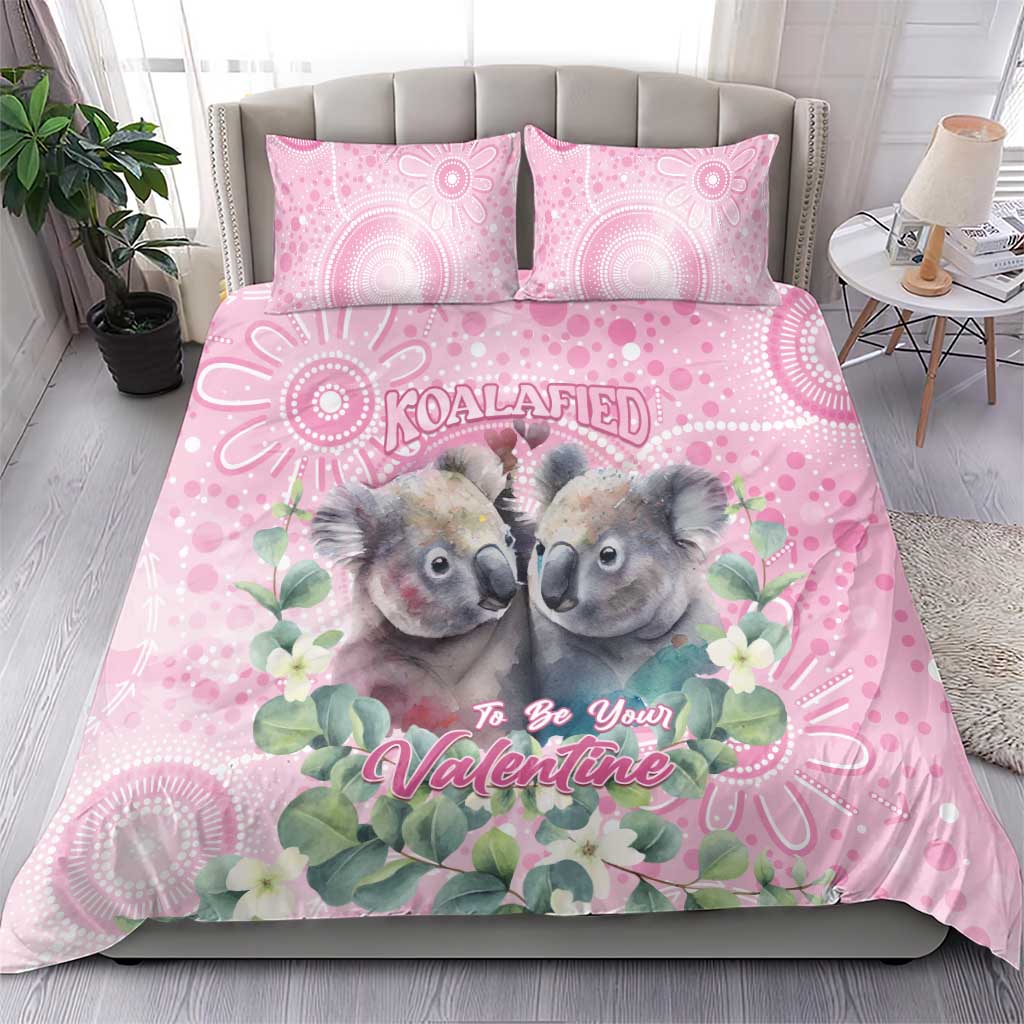 Australia Koala Valentine's Day Bedding Set Koalified To Be Your Valentine - Vibe Hoodie Shop
