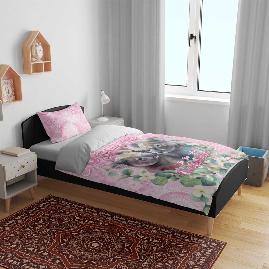 Australia Koala Valentine's Day Bedding Set Koalified To Be Your Valentine - Vibe Hoodie Shop