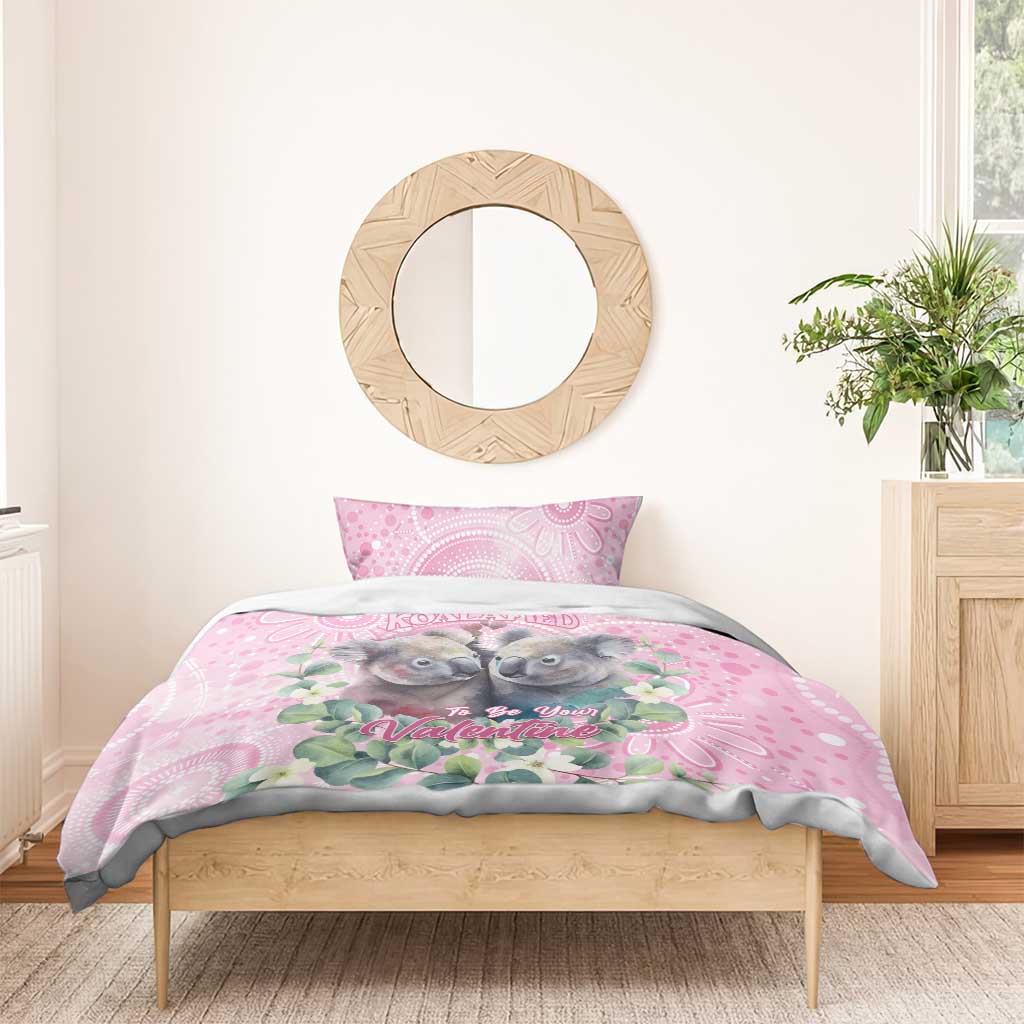 Australia Koala Valentine's Day Bedding Set Koalified To Be Your Valentine - Vibe Hoodie Shop
