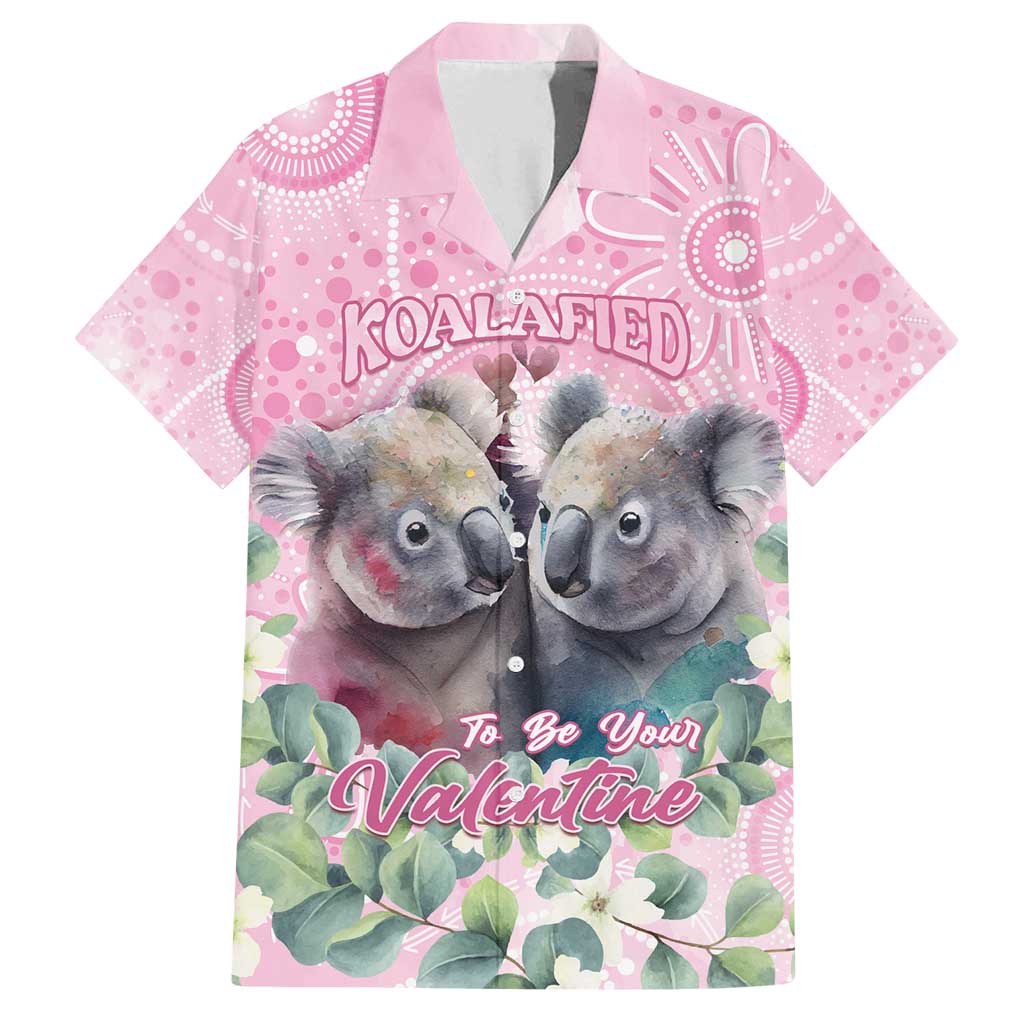 Australia Koala Valentine's Day Family Matching Long Sleeve Bodycon Dress and Hawaiian Shirt Koalified To Be Your Valentine