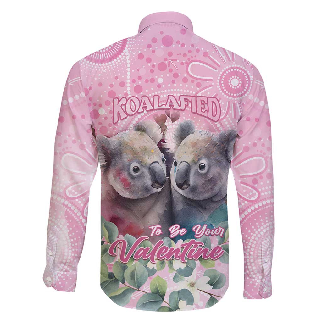 Australia Koala Valentine's Day Family Matching Long Sleeve Bodycon Dress and Hawaiian Shirt Koalified To Be Your Valentine