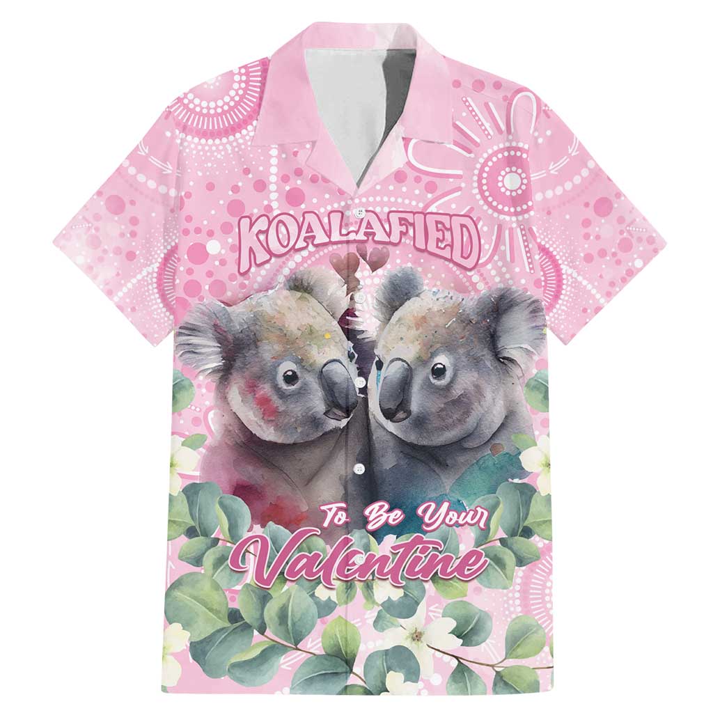 Australia Koala Valentine's Day Family Matching Mermaid Dress and Hawaiian Shirt Koalified To Be Your Valentine