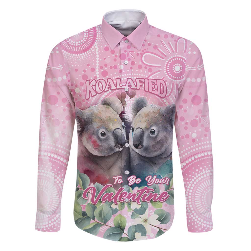 Australia Koala Valentine's Day Family Matching Puletasi and Hawaiian Shirt Koalified To Be Your Valentine