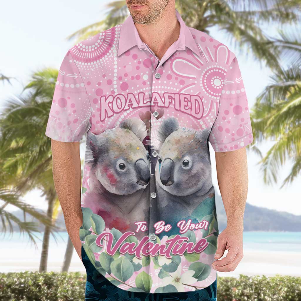 Australia Koala Valentine's Day Hawaiian Shirt Koalified To Be Your Valentine - Vibe Hoodie Shop