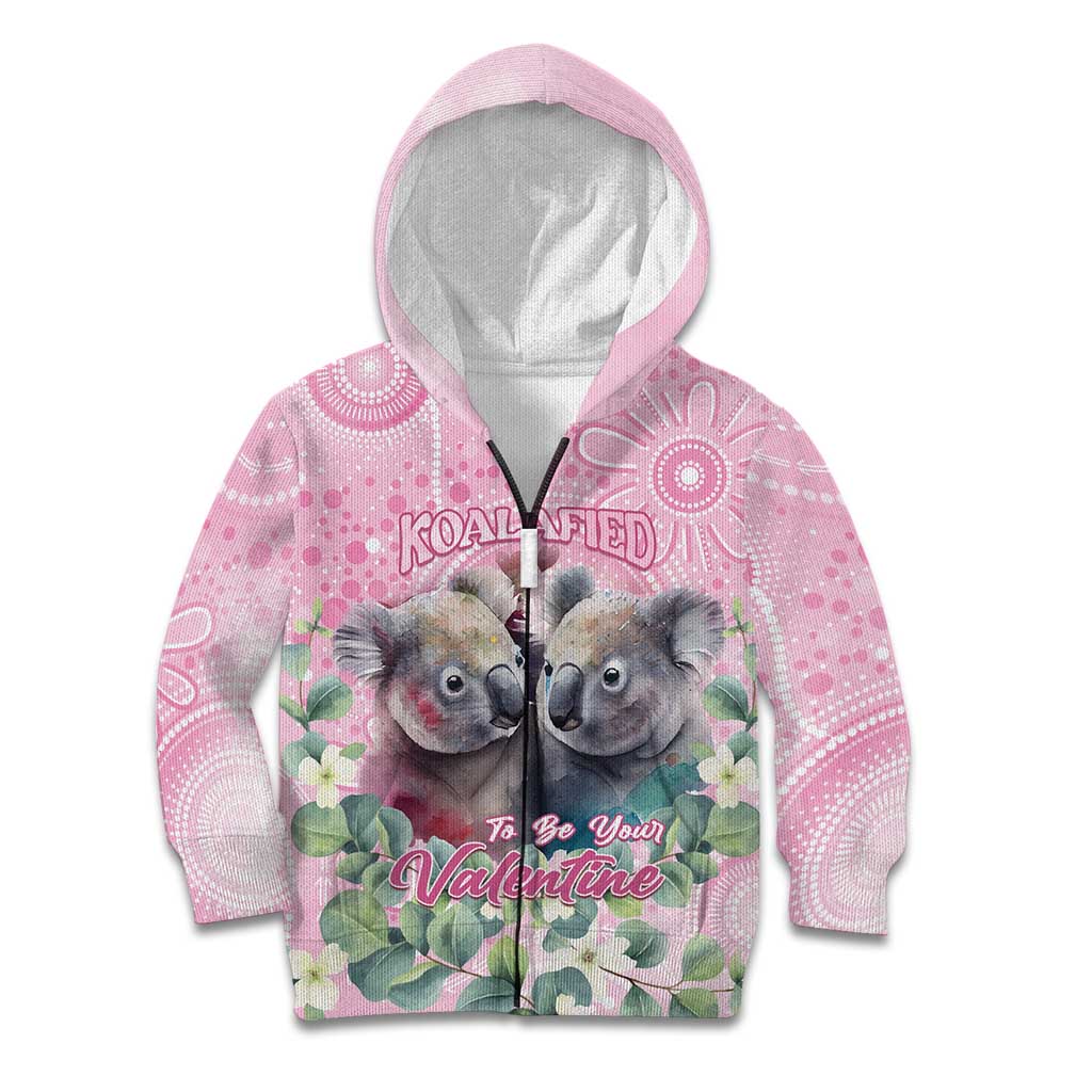 Australia Koala Valentine's Day Kid Hoodie Koalified To Be Your Valentine - Vibe Hoodie Shop