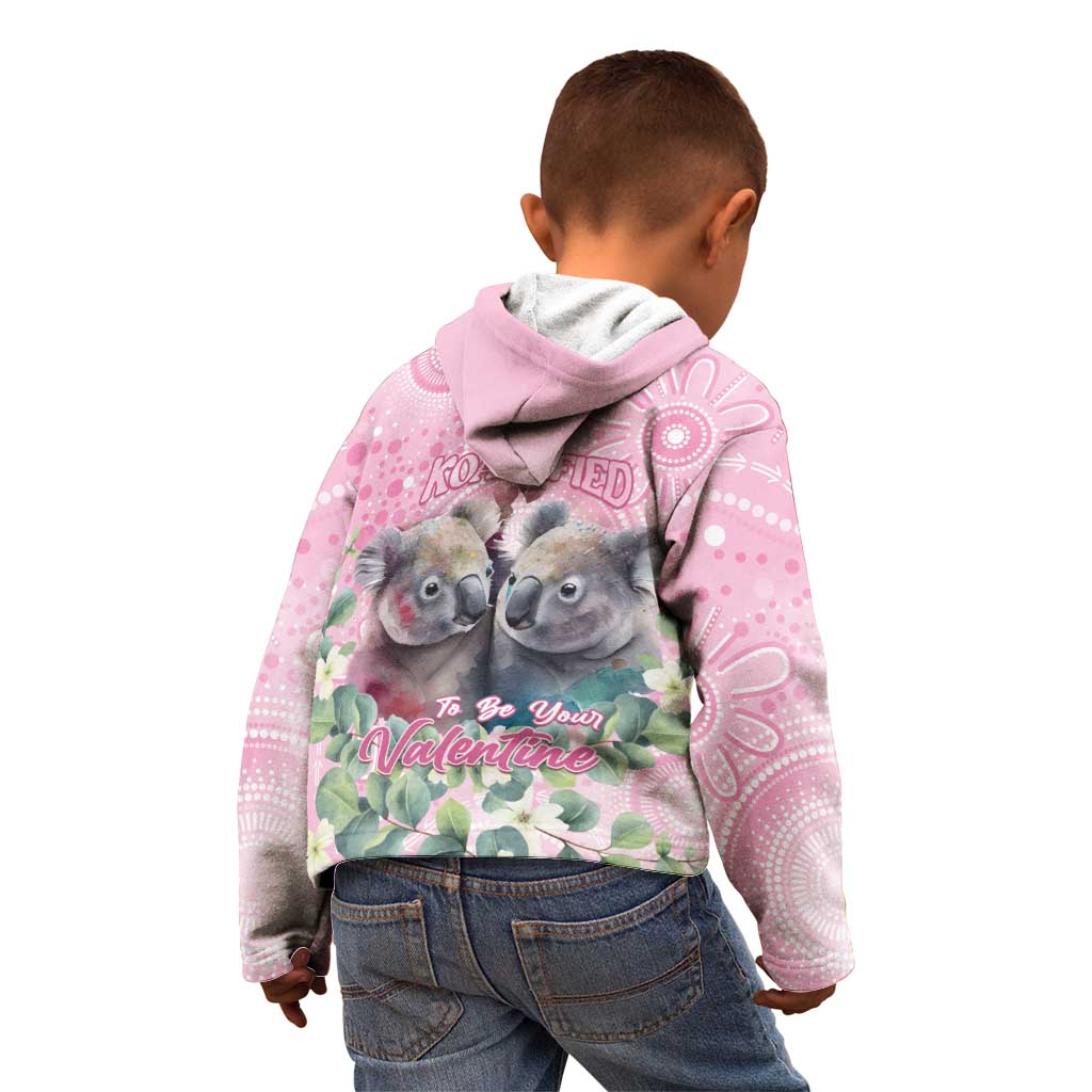 Australia Koala Valentine's Day Kid Hoodie Koalified To Be Your Valentine - Vibe Hoodie Shop