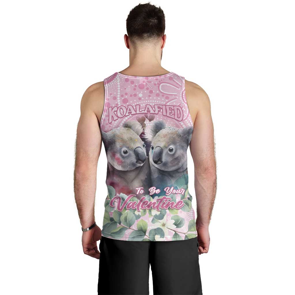 Australia Koala Valentine's Day Men Tank Top Koalified To Be Your Valentine - Vibe Hoodie Shop