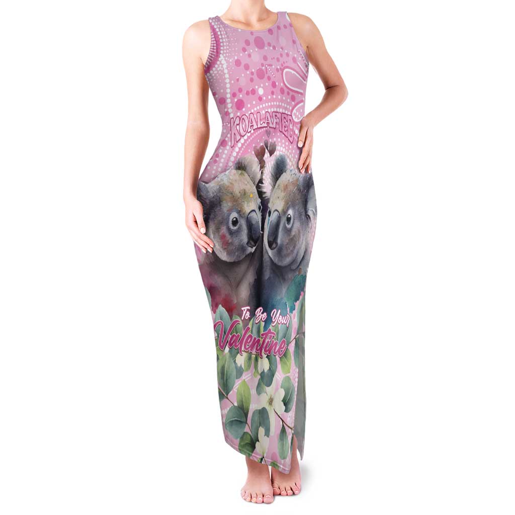 Australia Koala Valentine's Day Tank Maxi Dress Koalified To Be Your Valentine