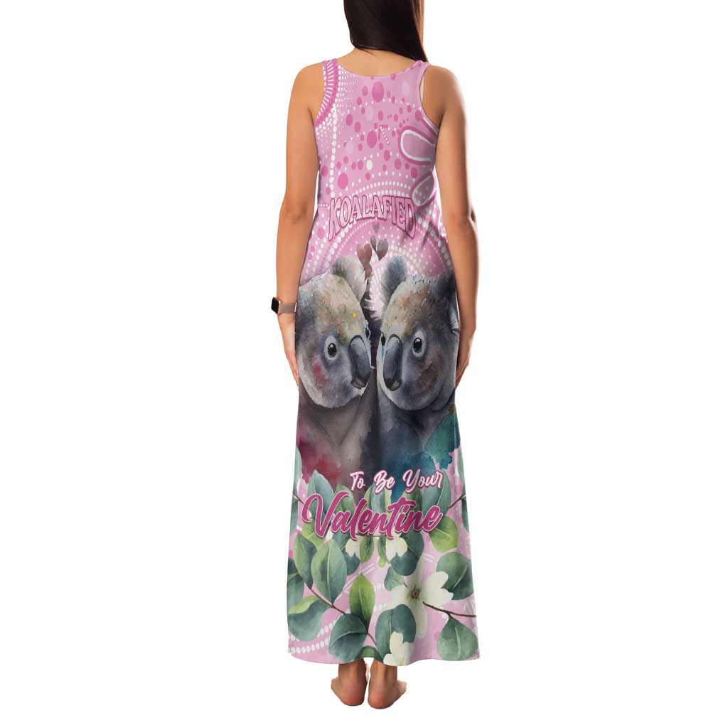 Australia Koala Valentine's Day Tank Maxi Dress Koalified To Be Your Valentine