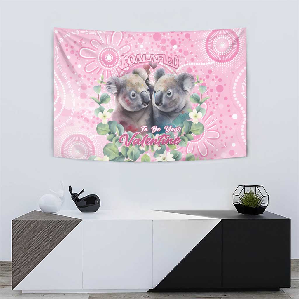 Australia Koala Valentine's Day Tapestry Koalified To Be Your Valentine - Vibe Hoodie Shop