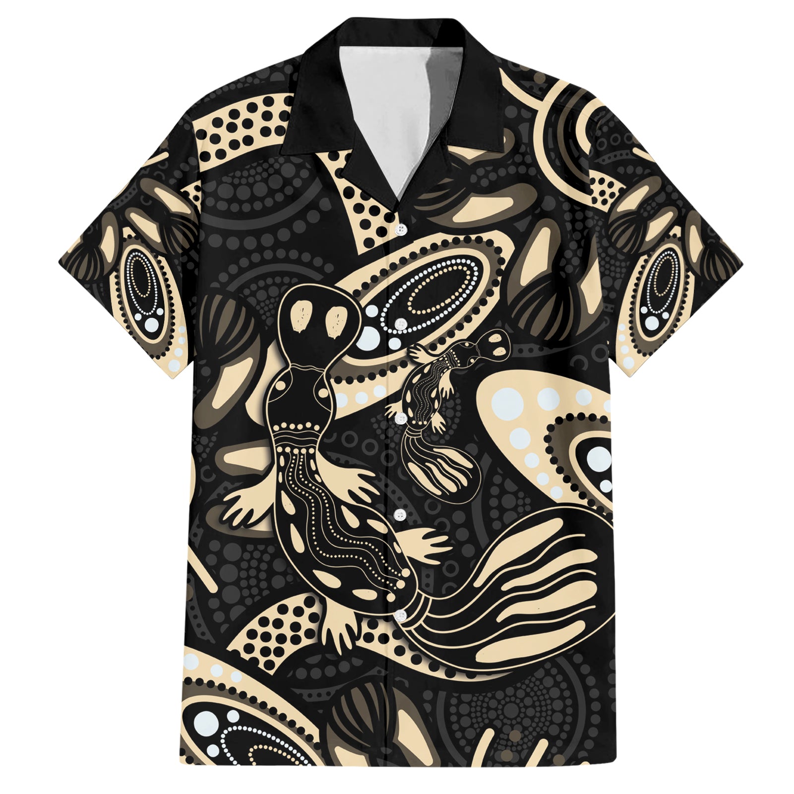 Australia Mothers Day Hawaiian Shirt Mom And Baby Platypus Aboriginal Art - Vibe Hoodie Shop