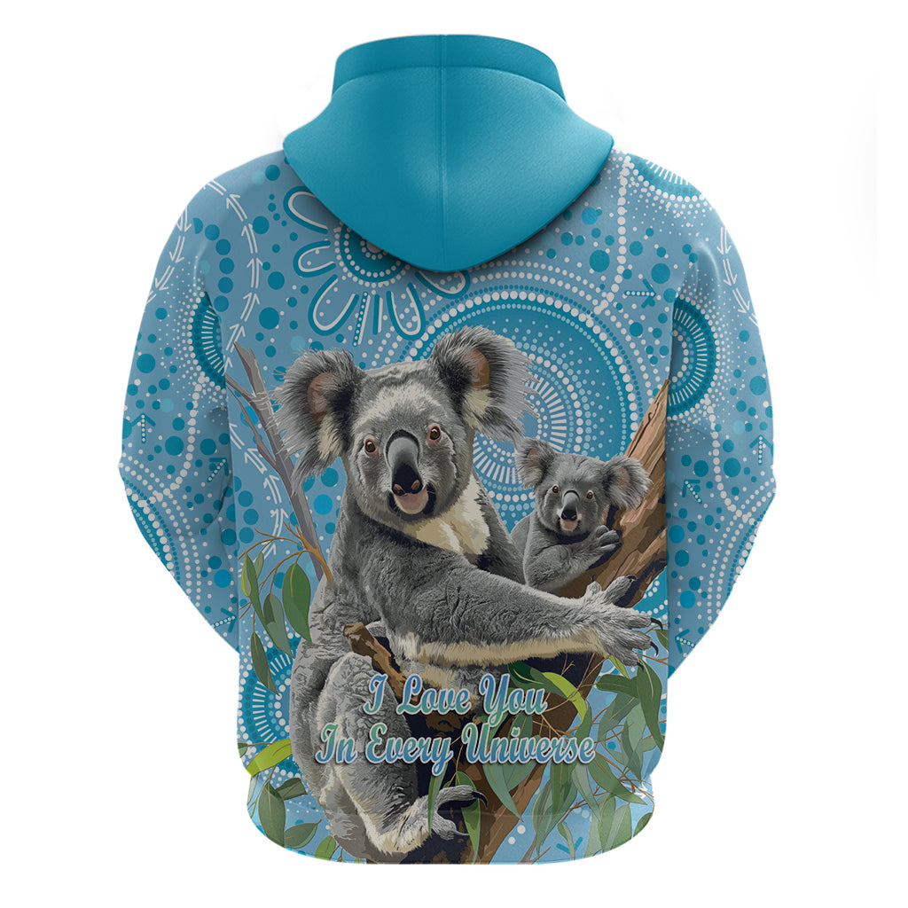 Australia Mothers Day Hoodie I Love You Every Universe Aboriginal Art - Vibe Hoodie Shop