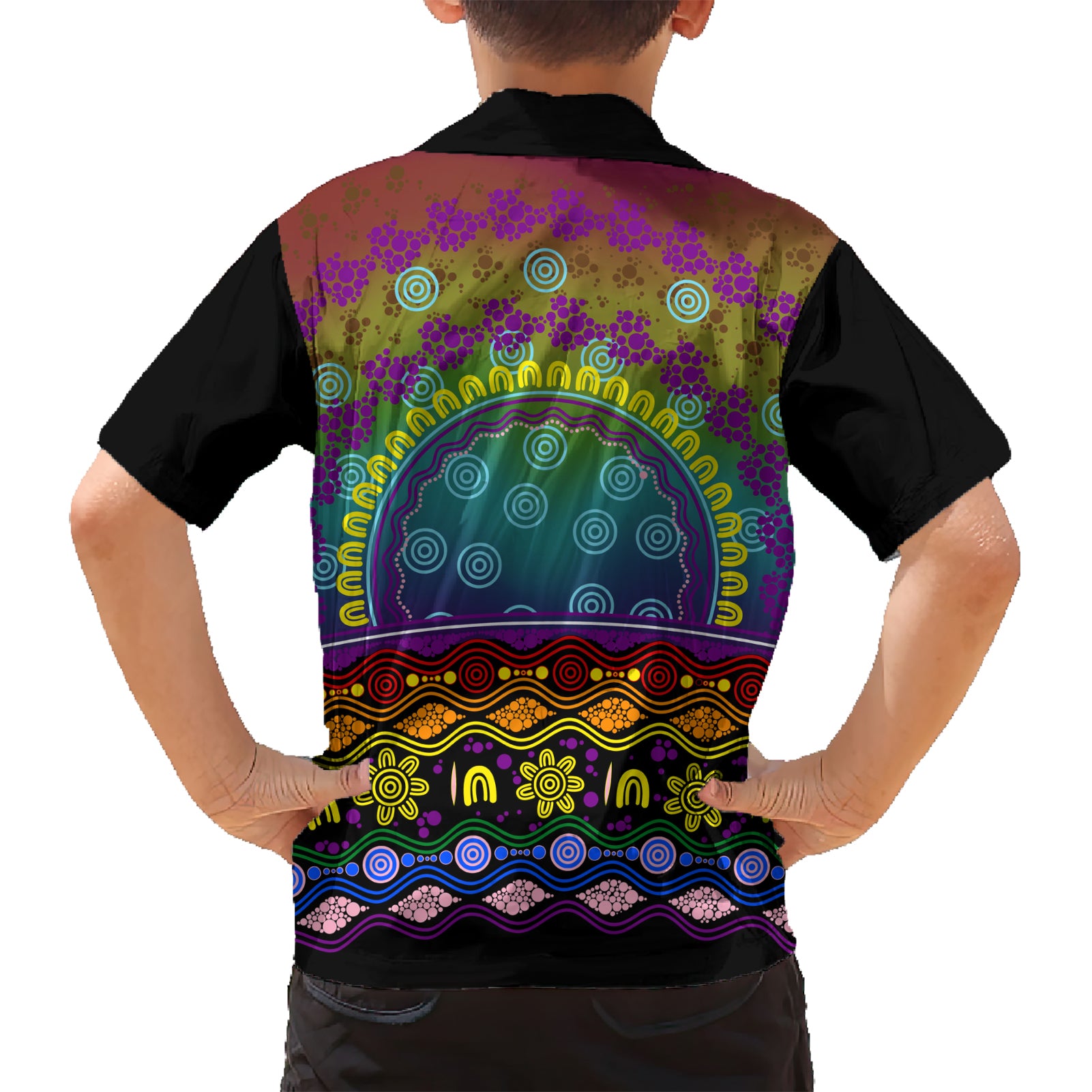 Australia LGBT History Month Hawaiian Shirt Love Always Wins Aboriginal - Vibe Hoodie Shop