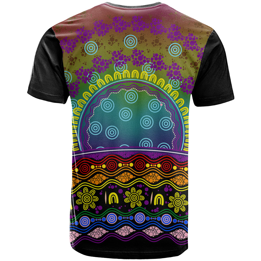 Australia LGBT History Month T Shirt Love Always Wins Aboriginal - Vibe Hoodie Shop