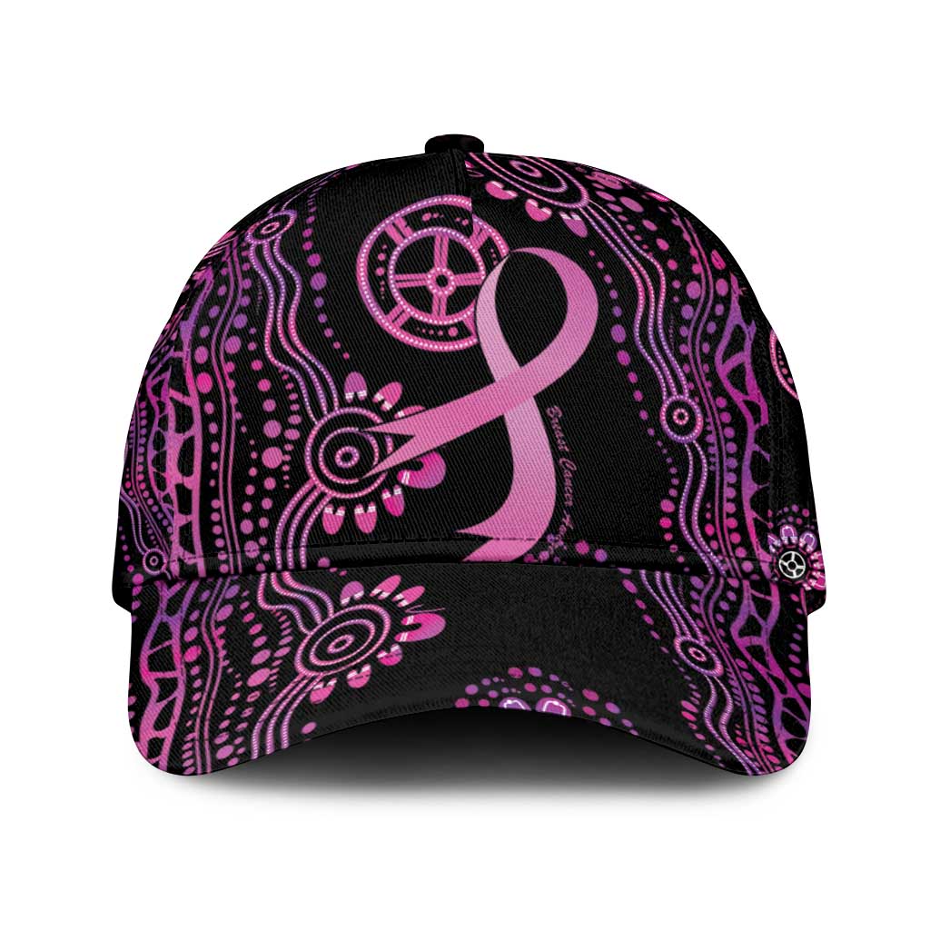 Faith Hope Love Australia Breast Cancer Classic Cap Pink Ribbon Indigenous - Vibe Hoodie