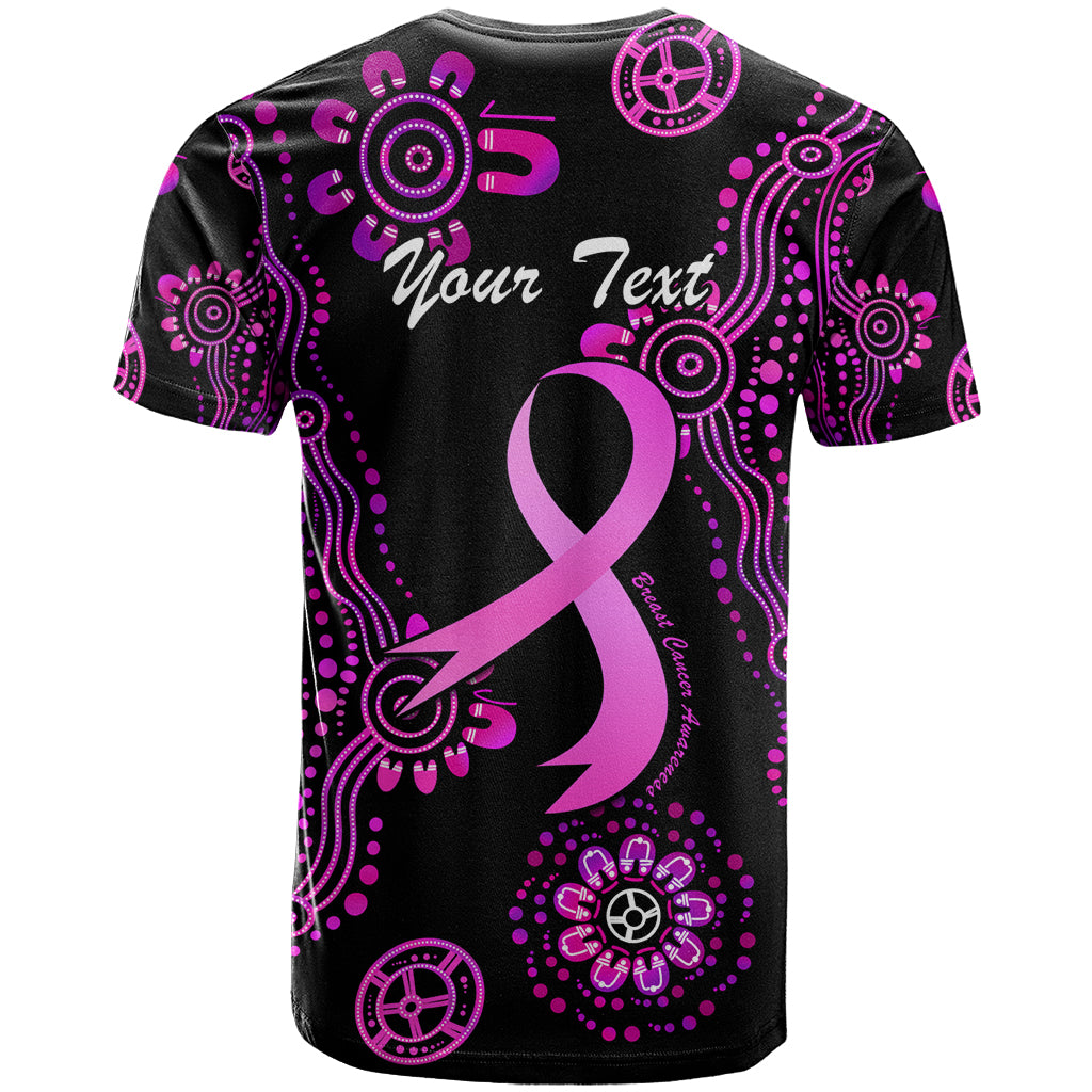 Personalised Faith Hope Love Australia Breast Cancer T Shirt Pink Ribbon Indigenous - Vibe Hoodie Shop