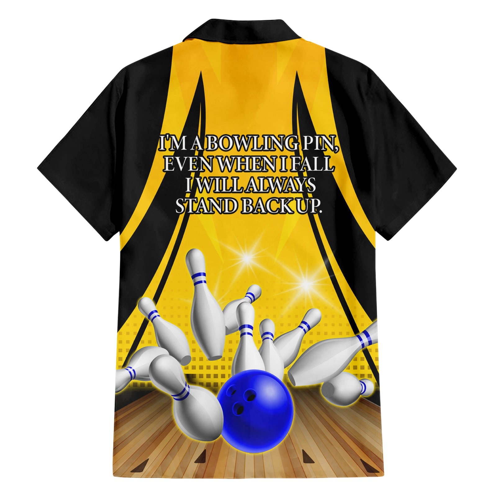 Australia Bowling Hawaiian Shirt I Am A Bowling Pin Curve Style - Vibe Hoodie Shop