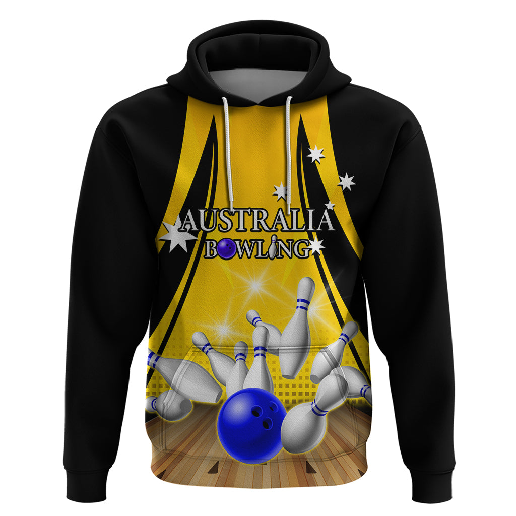 Australia Bowling Hoodie I Am A Bowling Pin Curve Style - Vibe Hoodie Shop