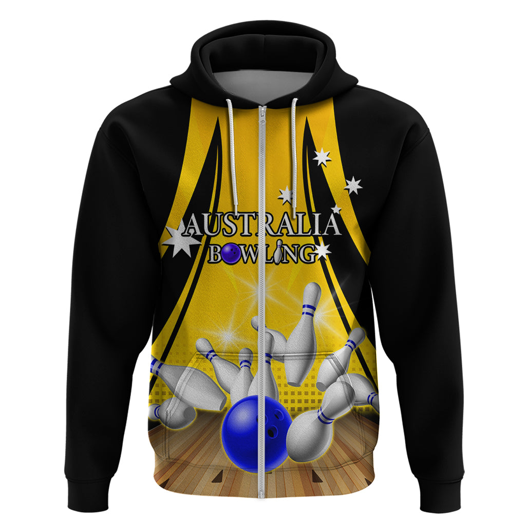 Australia Bowling Hoodie I Am A Bowling Pin Curve Style - Vibe Hoodie Shop