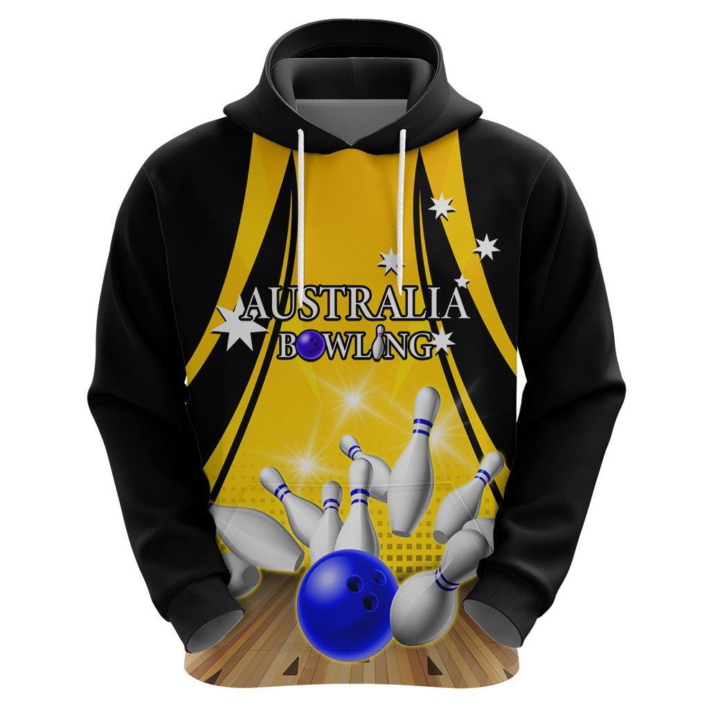 Australia Bowling Hoodie I Am A Bowling Pin Curve Style - Vibe Hoodie Shop