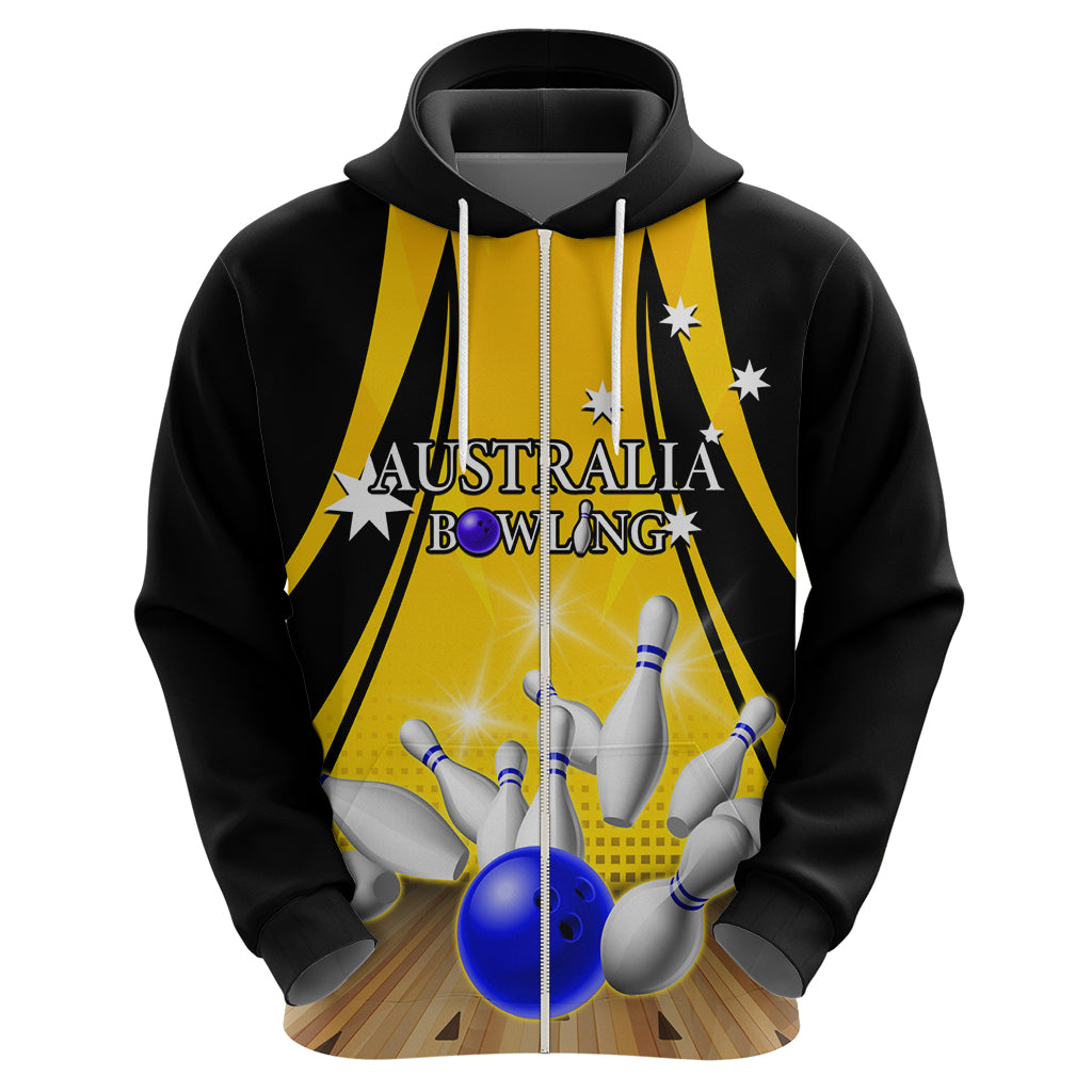 Australia Bowling Hoodie I Am A Bowling Pin Curve Style - Vibe Hoodie Shop