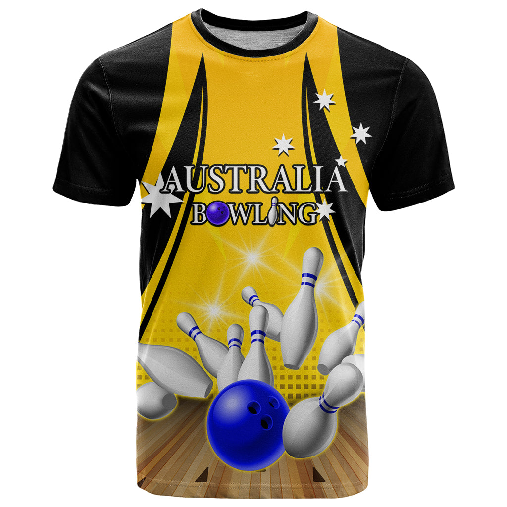 Australia Bowling T Shirt I Am A Bowling Pin Curve Style - Vibe Hoodie Shop