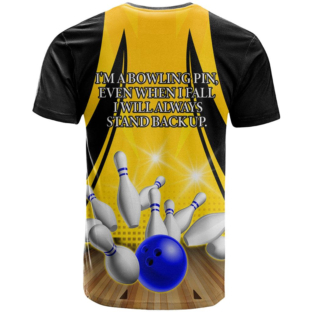 Australia Bowling T Shirt I Am A Bowling Pin Curve Style - Vibe Hoodie Shop