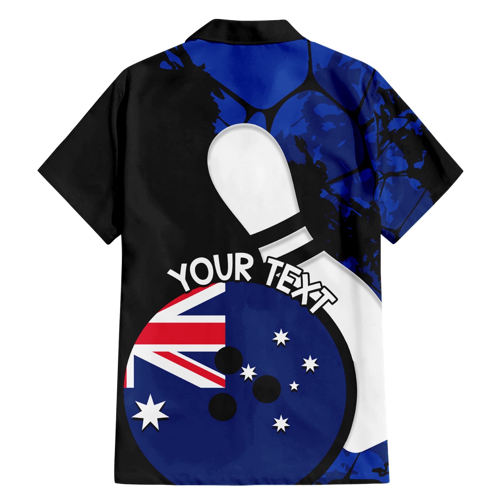 Personalised Australia Bowling Born To Bowl Hawaiian Shirt Grunge Style - Vibe Hoodie Shop