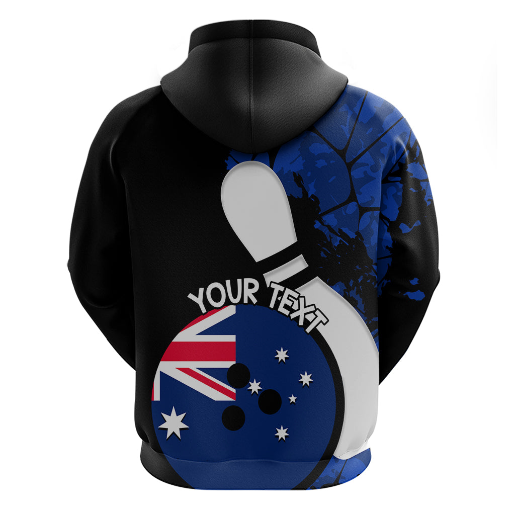 Personalised Australia Bowling Born To Bowl Hoodie Grunge Style - Vibe Hoodie Shop