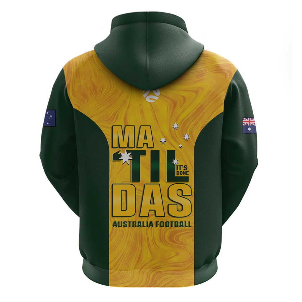 Australia Soccer Hoodie Arnold Matildas Gold Version - Vibe Hoodie Shop